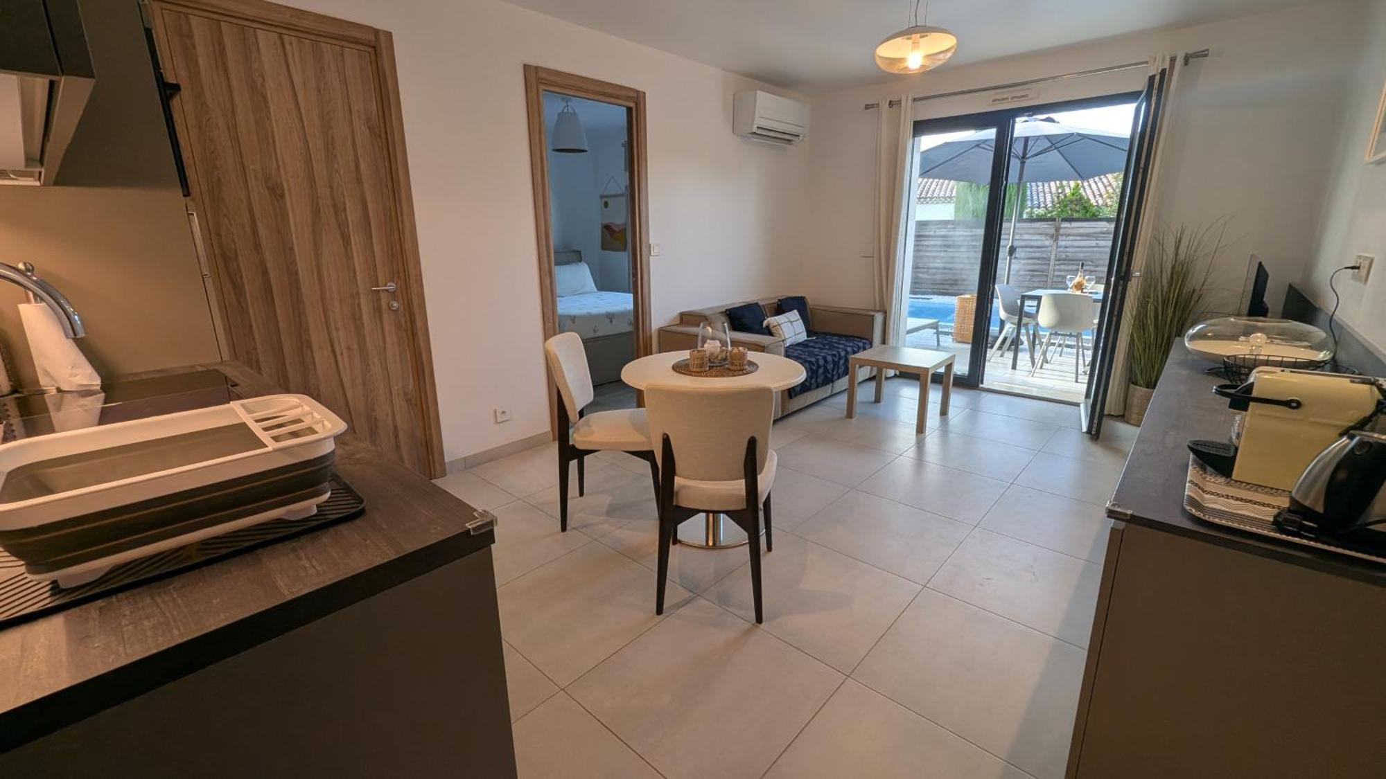 Appartement Luxe Avec Piscine Chauffee & Jacuzzi Prive - Cote D'Azur Roquefort-les-Pins Luaran gambar